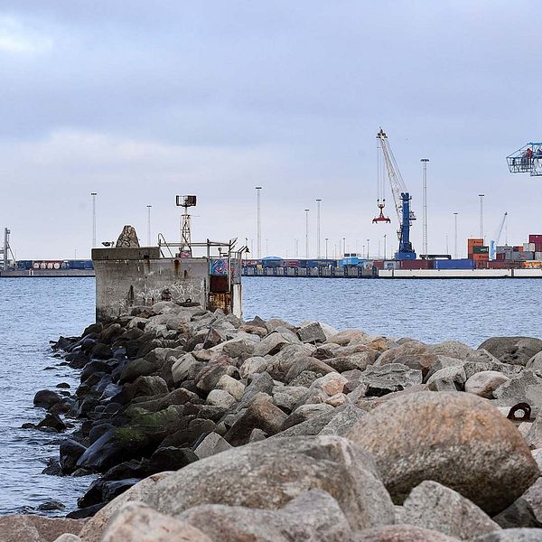En pir i Norra hamnen i Malmö