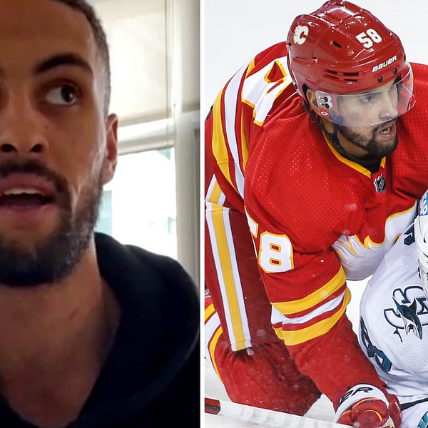 Calgarys Oliver Kylington gästar Hockeykväll i kväll.