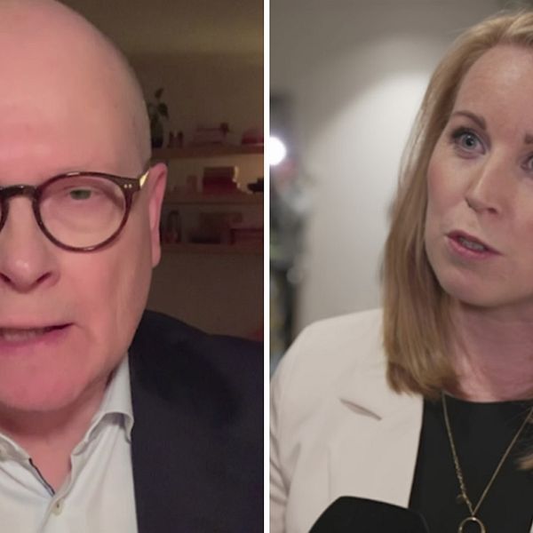 Mats Knutson och Annie Lööf (C).