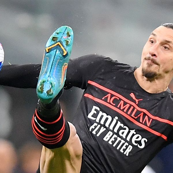 Zlatan Ibrahimovic hoppade in i Milans seger.