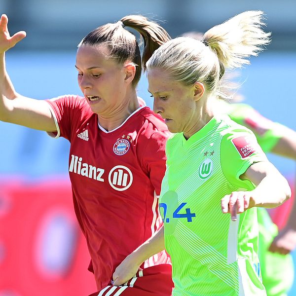 Rebecka Blomqvist och Wolfsburg tog storseger.