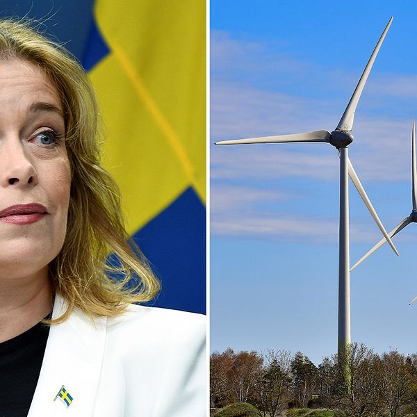 klimat- och miljöminister Annika Strandhäll (S) / vindkraftverk på Öland
