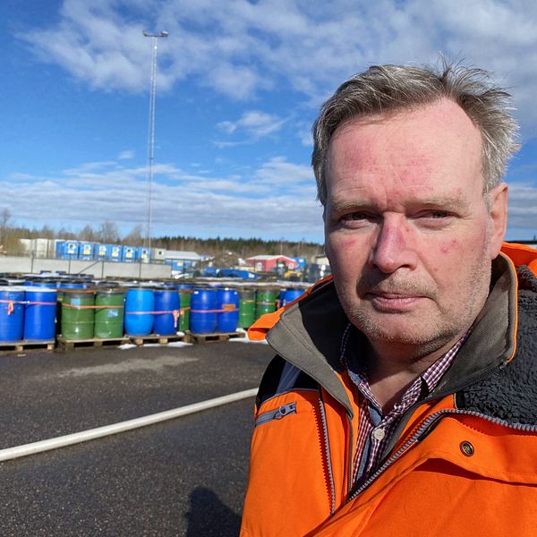 Peter Ivarsson, representerar både fastighetsägaren Karlskoga terminalen och Sustainable battery recycling, SRB.