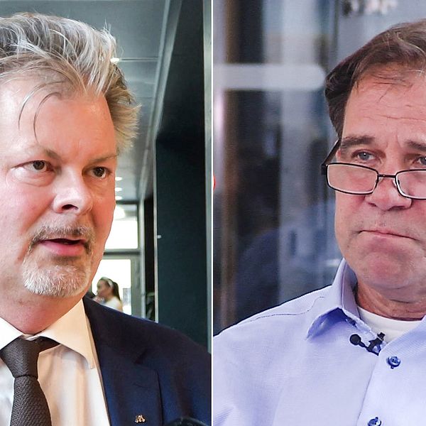 Till vänster Axel Josefson, till höger Martin Wannholt.