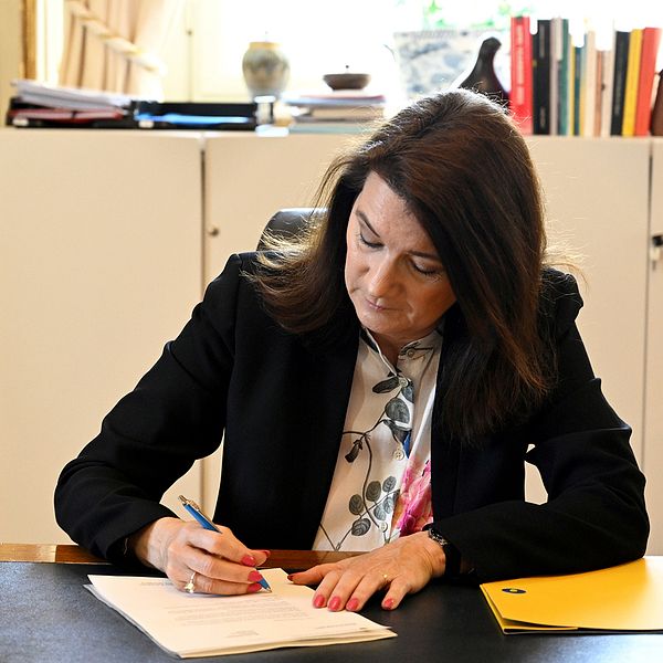 trikesminister Ann Linde (S)