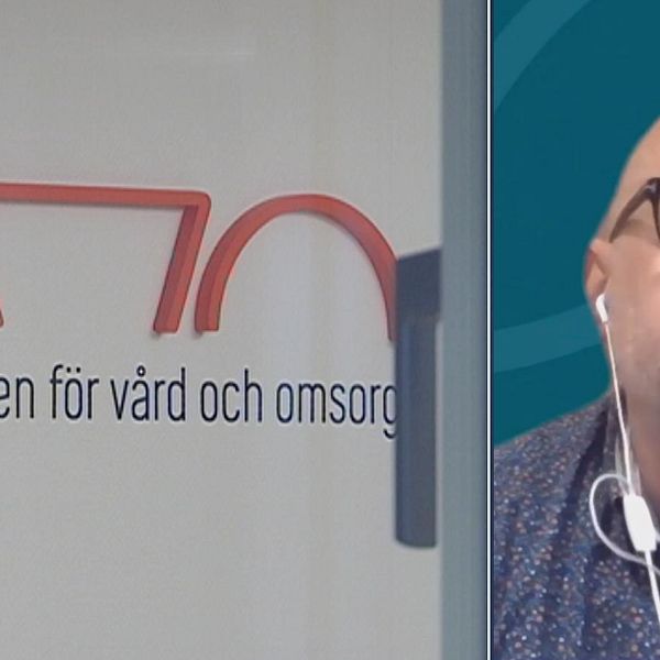 Ivo skylt och enhetschefen Lars Ericsson.