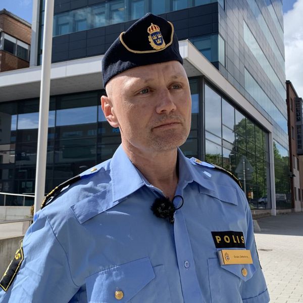 Gustav Zetterberg är tillförordnad lokalpolisområdeschef i Halmstad.