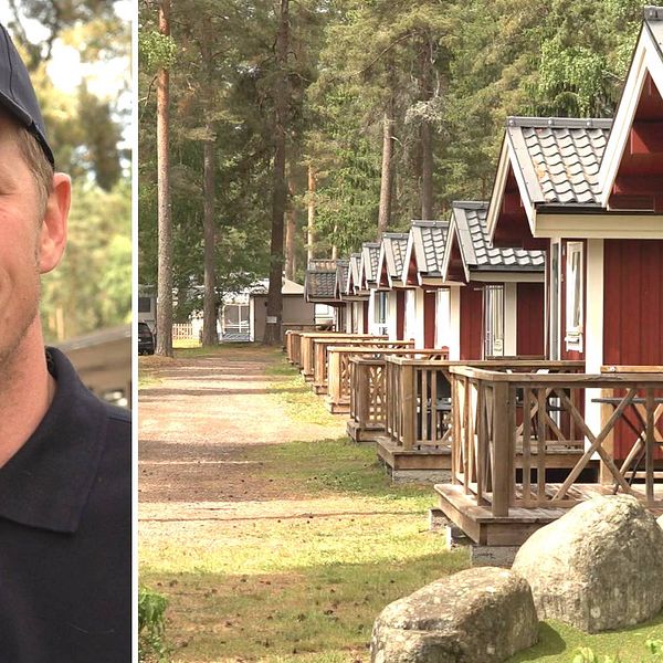 Se campingägaren David Nordentjell berätta om det växande bokningstrycket från utländska turister.
