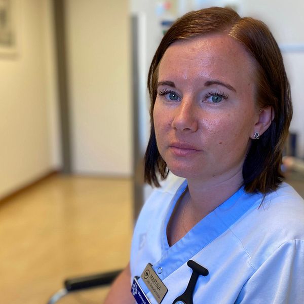 Martina Edberg, sjuksköterska och skyddsombud på Kirurgen 2 i Skellefteå för Vårdförbundet