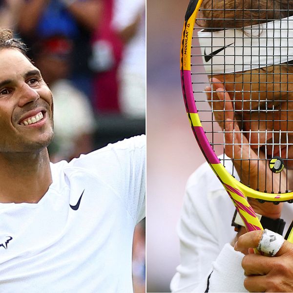 Rafael Nadal till semifinal i Wimbledon.