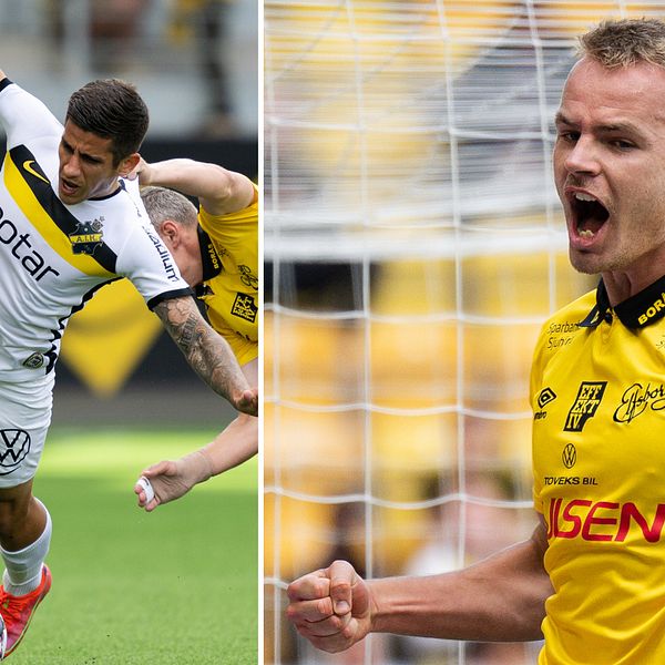Nicolas Stefanelli noterades för två mål, ett för vardera lag, när hans AIK mötte Elfsborg.