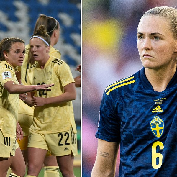 Magdalena Erikssons Sverige ställs mot Belgien i EM-kvartsfinalen