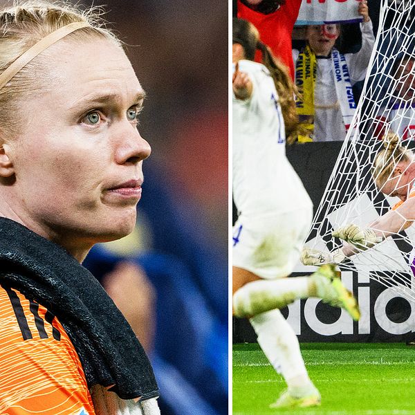 Se situationen när Hedvig Lindahl blev tunnlad i EM-semifinalen mot England. Efter uttåget berättar svenska målvakten på sociala medier om känslorna kring matchen: ”Så förnedrande”