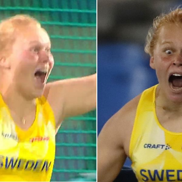 Emma Sralla vinner JVM-guld.