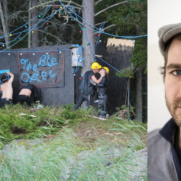 Svenska hiphop-duon Far & Son har tillbringat helgen i Saltvik för att bygga en gayklubb på rysk mark.