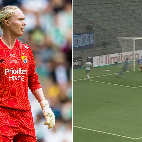 Hedvig Lindahl hade en ny tung match för Djurgården.