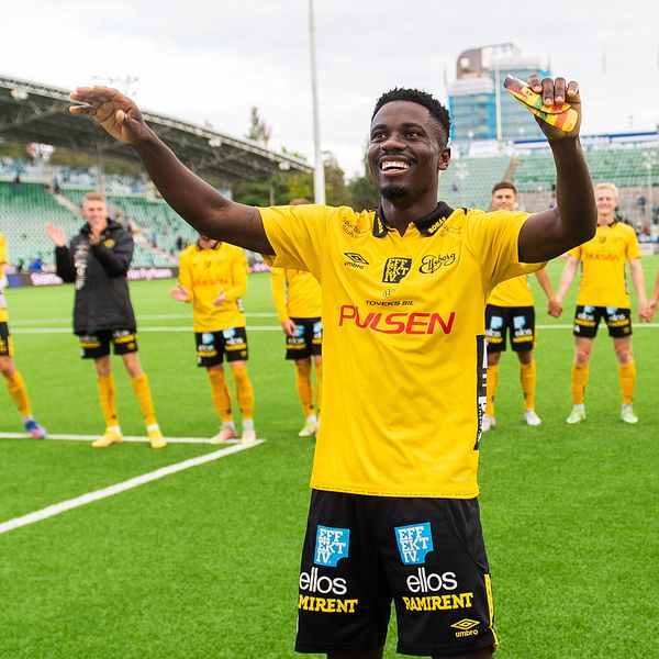 Michael Baidoo gjorde mål för Elfsborg mot Sundsvall.