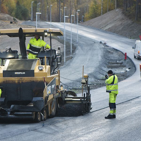 Vägbygge