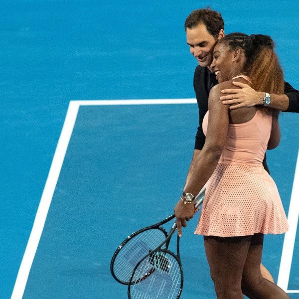 Roger Federer och Serena Williams.