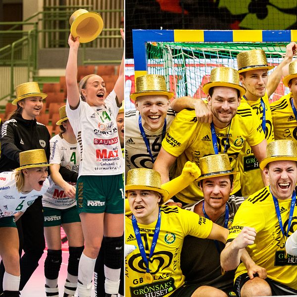 Skuru och Sävehof vann fjolårets svenska cupen-finaler.