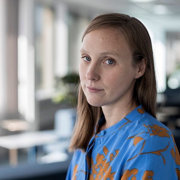 Bild på Guna Graufelds, tillförordnad presschef på Migrationsverket.
