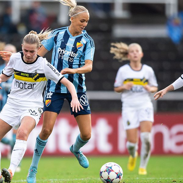 Det finns fyra klubbar som har lag i både damallsvenskan och herrallsvenskan – Djurgården, Häcken, AIK och Hammarby.