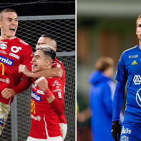 Degerfors firar segern mot IFK Göteborg – vilket innebär att Sundsvall åker ur allsvenskan.