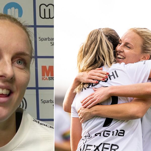 Mimmi Larsson och hennes Rosengård kan bli svenska mästare ikväll.