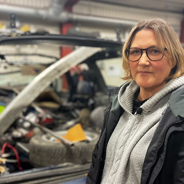 Nina Klasson från föreningen Motorburen Ungdom Öland