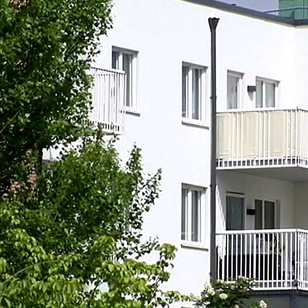 Lägenhetsbalkong i Malmö