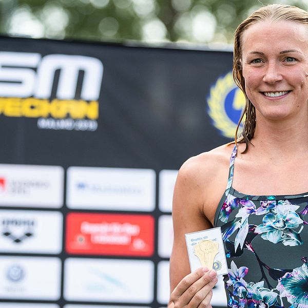 Sarah Sjöström under SM-veckan 2019.