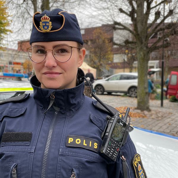 En kvinna som är polis i Ronneby