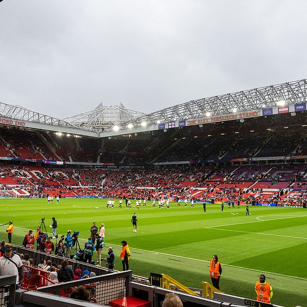 Uniteds hemmaarena Old Trafford i Manchester.