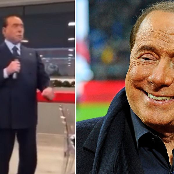 Silvio Berlusconi i blåsväder efter ”osmakligt” skämt