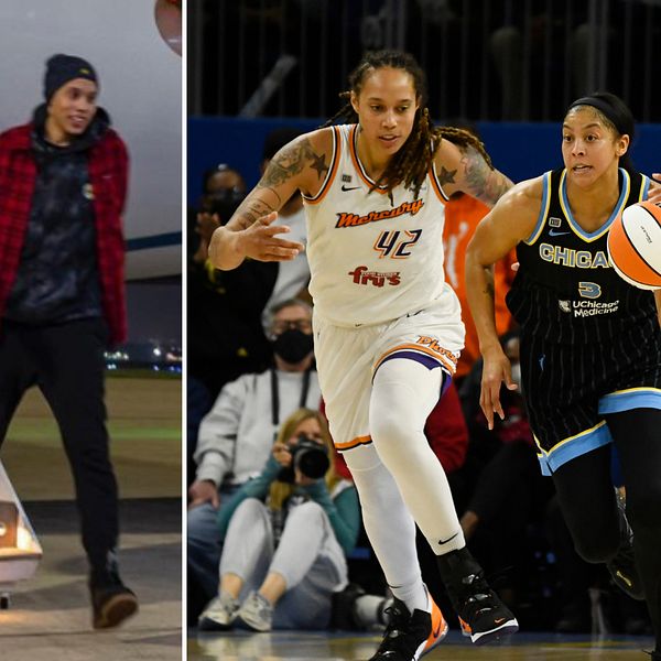 Brittney Griner är glad över att vara hemma och ser fram emot att göra återkomst på basketplanen.