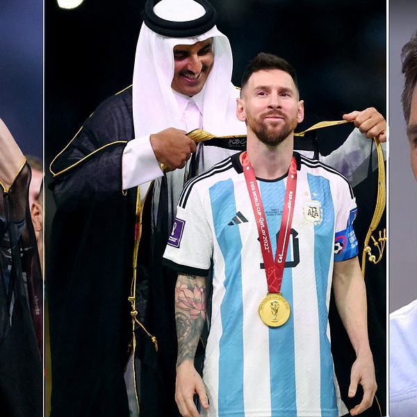 SVT:s Mellanöstern-korrespondent förklarar de märkliga bilderna på Lionel Messi.
