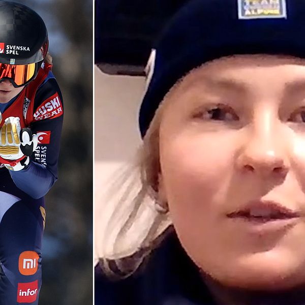 Linnea Mobärg efter första finalåket