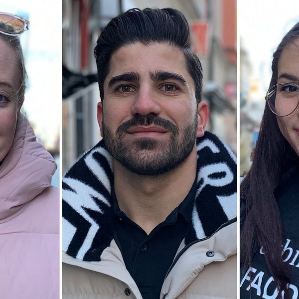 Från vänster: Malin Chorell, Osman Drash och Amanda Stenman.