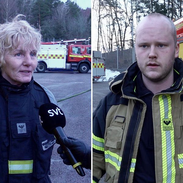 Deltidsbrandmännen Stina Hansson i Arboga och Jonas Johansson i Skultuna är först ut att omfattas av den återinförda civilplikten.