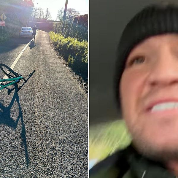 Connor McGregor blev påkörd under cykeltur