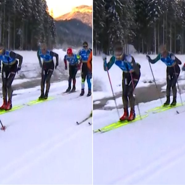 Längdskidor Märkliga bilderna i Ski Classics SVT Sport