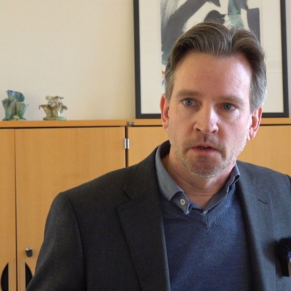 Anders Alenskär på sitt kontor i Umeå.