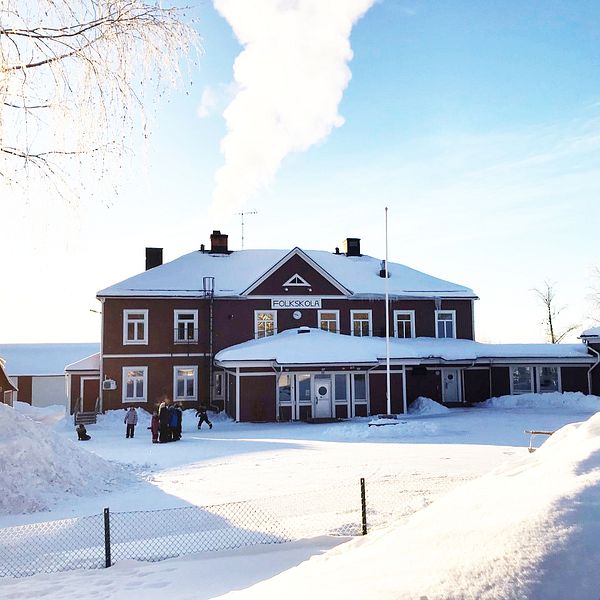 Parkskolan i Glommersträsk.