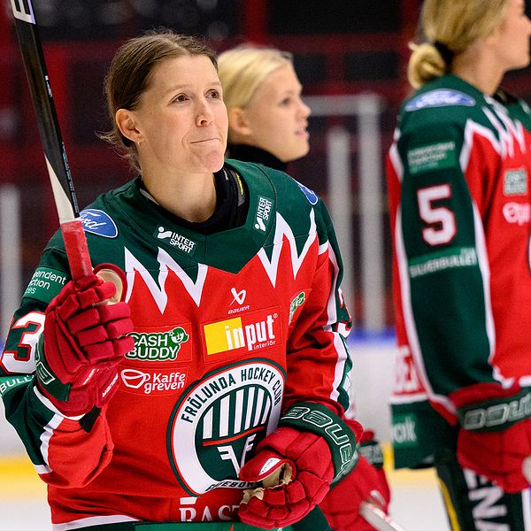 Frölundastjärnan Michelle Karvinen snittar 5,7 poäng per match. ”Det är förmodligen all-time-high”, säger hon.