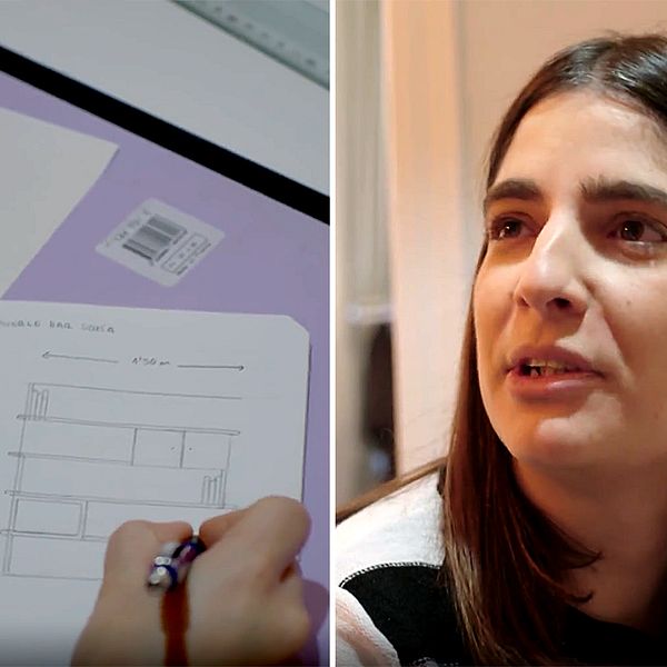 Klädföretaget som Marta Iglesias arbetar för har implementerat en fyra dagars arbetsvecka för de kontorsanställda.