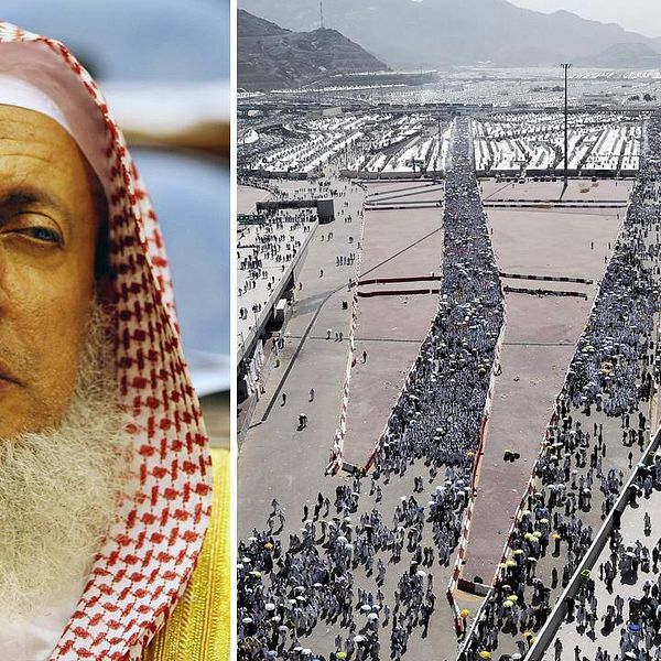 Saudiarabiens högste religiöse ledare, stormuftin Abdul Aziz al-Sheikh..