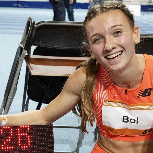Femke Bol sprang tidernas snabbaste 400 meters-lopp: 49,26.
