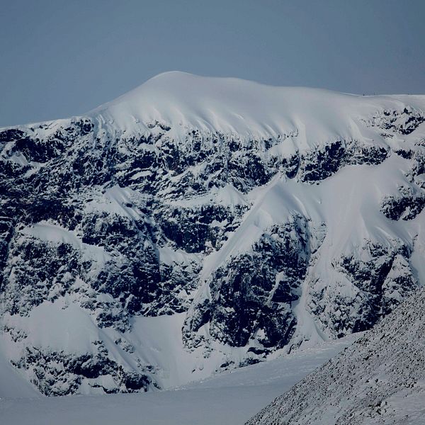 Genrebild på Kebnekaise, Sveriges högsta berg.