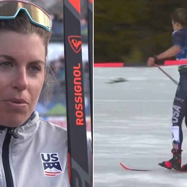 Rosie Brennan tappade skidan under skiathlonen: ”Aldrig hänt innan”
