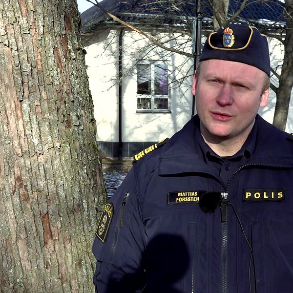 Bild på Mattias Forssten, polisområdeschef i Södermanland.